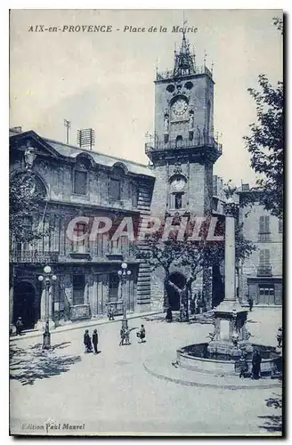 Cartes postales Aix en Provence Place de la Mairie