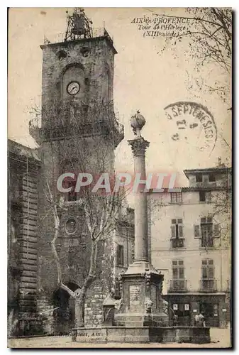 Cartes postales Aix en Provence Tour de l'Horloge