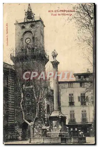 Cartes postales Aix en Provence Tour de l'Horloge