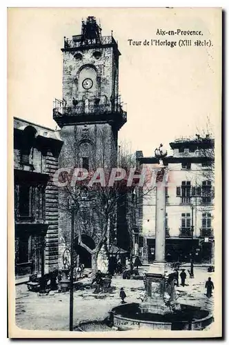 Cartes postales Aix en Provence Tour de l'Horloge