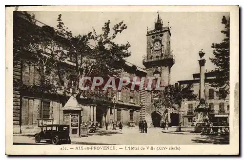 Cartes postales Aix en Provence L'Hotel de Vile