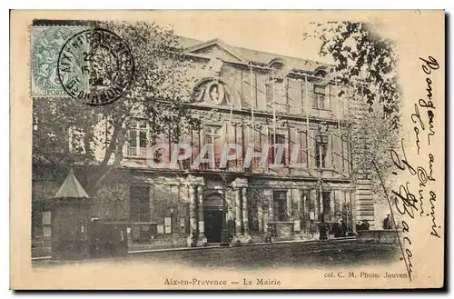 Cartes postales Aix en Provence La Mairie