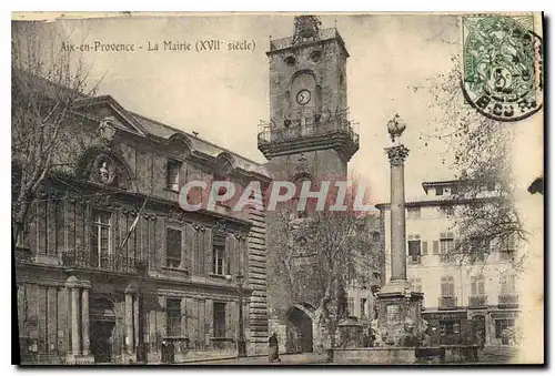 Cartes postales Aix en Provence La Mairie