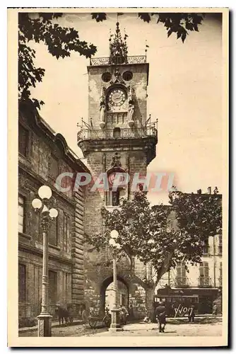 Ansichtskarte AK La Douce France Aix en Provence B du R Tour de l'Horloge