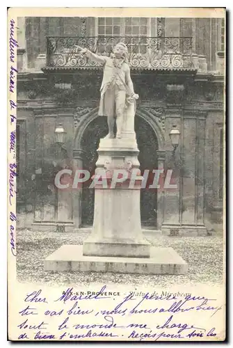 Cartes postales Aix en Provence Statue de Mirabeau