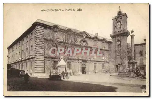 Cartes postales Aix en Provence Hotel de Ville