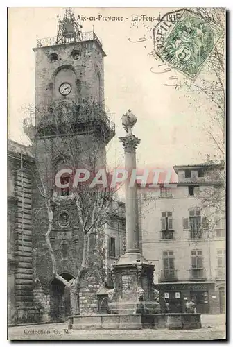 Cartes postales Aix en Provence La Tour de L'Horloge