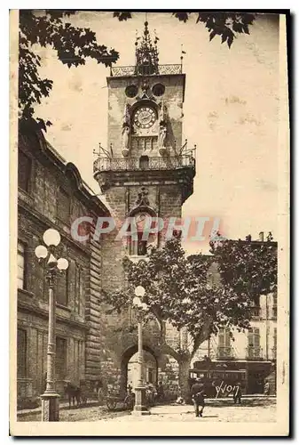 Ansichtskarte AK La Douce France Aix en Provence B du R Tour de l'Horloge