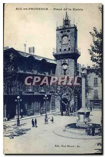 Cartes postales Aix en Provence Place de la Mairie