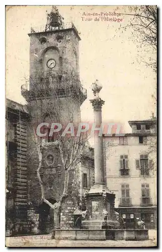 Cartes postales Aix en Provence Tour de l'Horloge