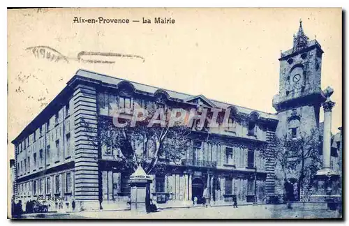 Cartes postales Aix en Provence La Mairie