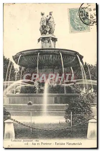 Cartes postales Aix en Provence Fontaine monumentale