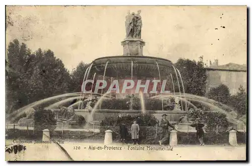 Cartes postales Aix en Provence Fontaine Monumentale