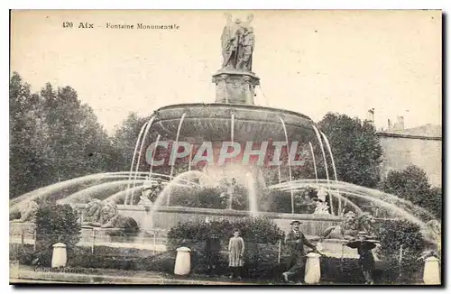 Cartes postales Aix Fontaine Monumentale