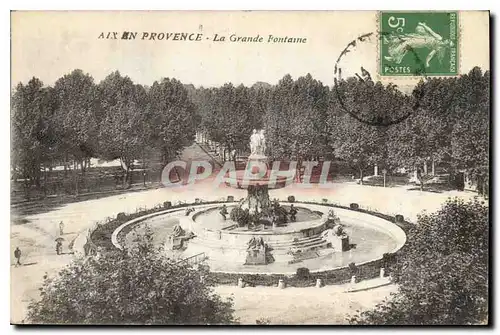 Cartes postales Aix en Provence La Grande Fontaine