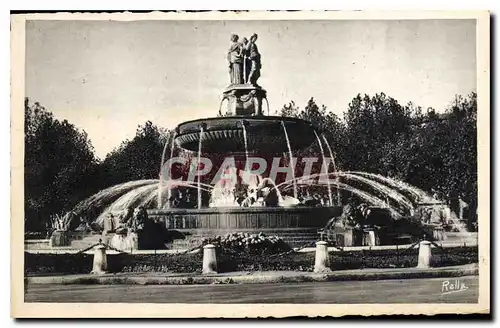 Cartes postales Aix en Provence La Grande Fontaine