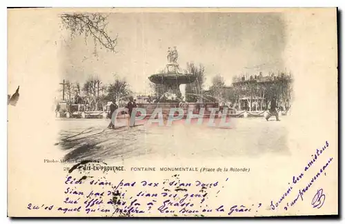 Cartes postales Aix en Provence Fontaine Monumentale Place de la Rotonde