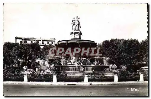 Cartes postales Aix en Provence Fontaine de la Rotonde