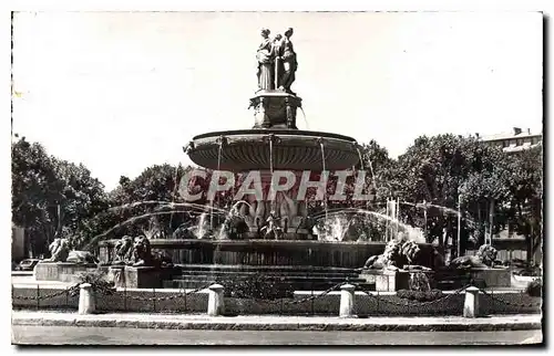 Cartes postales Aix en Provence La Grande Fontaine