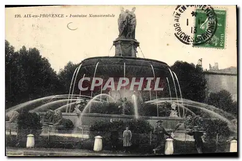 Cartes postales Aix en Provence Fontaine Monumentale