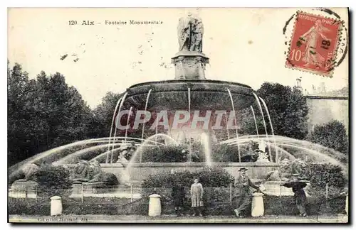 Cartes postales Aix Fontaine Monumentale