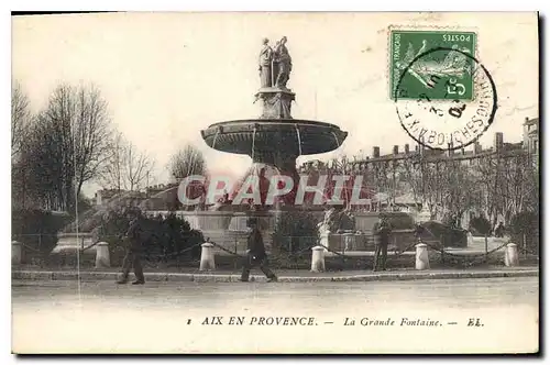 Cartes postales Aix en Provence La Grande Fontaine