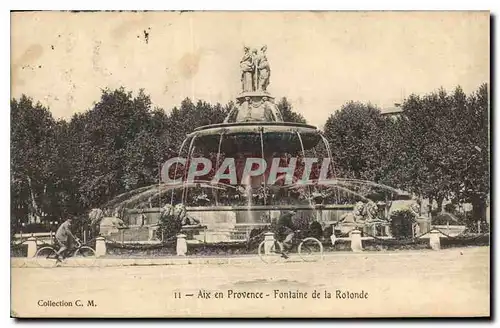 Cartes postales Aix en Provence Fontaine de la Rotonde