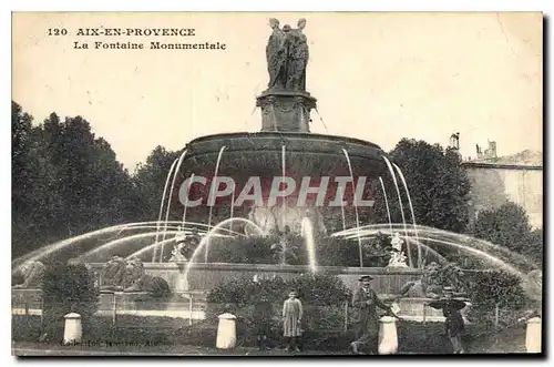 Cartes postales Aix en Provence La Fontaine Monumentale