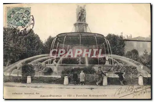 Cartes postales Aix en Provence Fontaine Monumentale