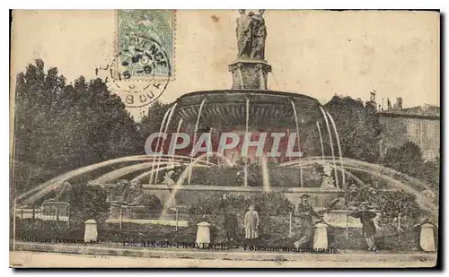 Cartes postales Aix en Provence Fontaine Monumentale