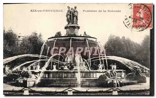 Cartes postales Aix en Provence Fontaine de la Rotonde