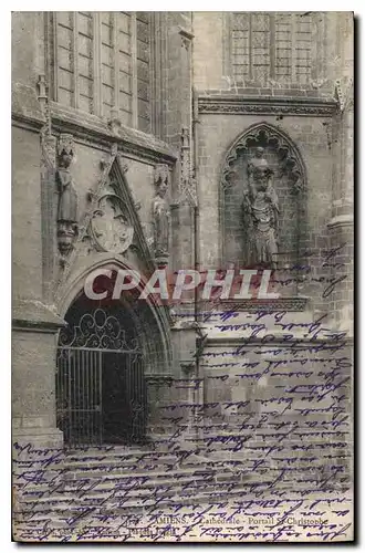 Cartes postales Amiens Cathedrale Portail St Christophe