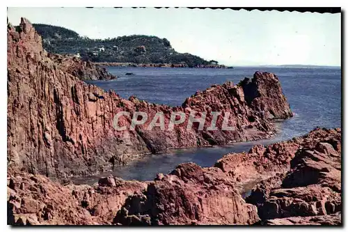 Cartes postales La Corniche d'Or Les Calangues Rouges du Trayas