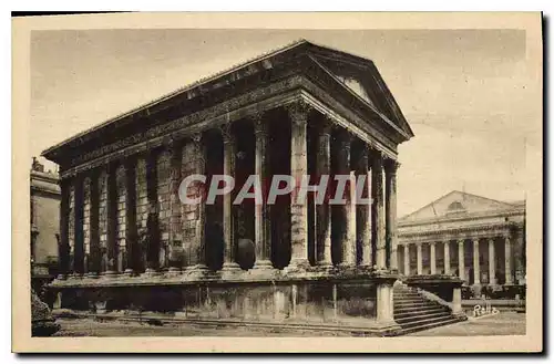 Ansichtskarte AK Nimes La Maison Carree monument romain