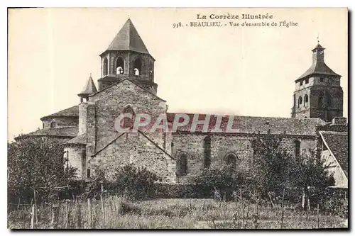 Ansichtskarte AK La Correze Illustree Beaulieu Vue d'Ensemble de l'Eglise