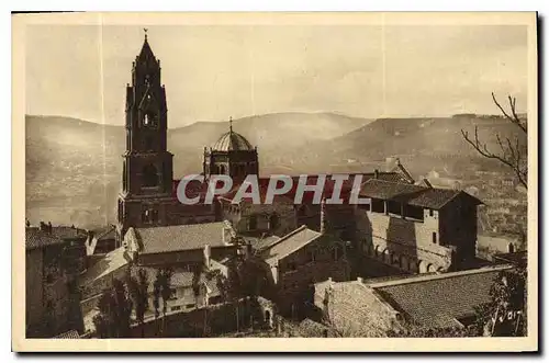 Ansichtskarte AK Le Puy Hte Loire Basilique de N D du Puy Vue laterale