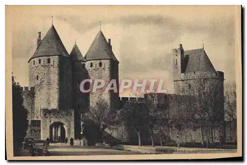Cartes postales Carcassonne Aude La Cite Porte Narbonnaise