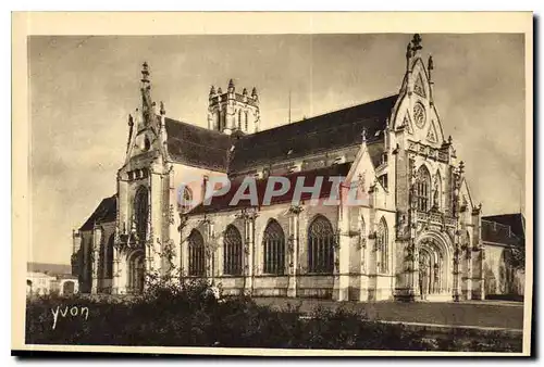 Ansichtskarte AK La Douce France Bourg Ain Eglise de Brou Vue d'ensemble