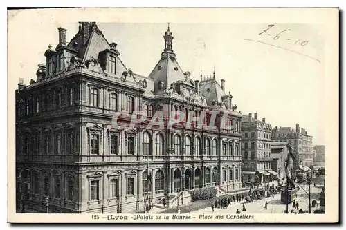 Cartes postales Lyon Palais de la Bourse Place des Cordeliers