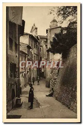 Ansichtskarte AK La Douce France Cote d'Azur Villefranche Rue Baron de Bres