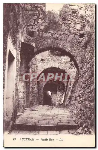 Cartes postales Luceram Vieille Rue