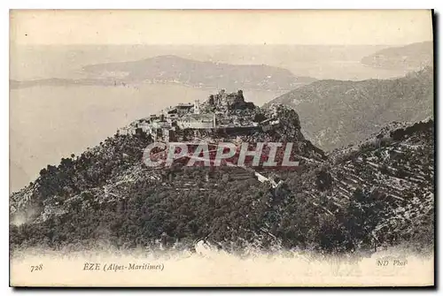 Cartes postales Eze Alpes Maritimes