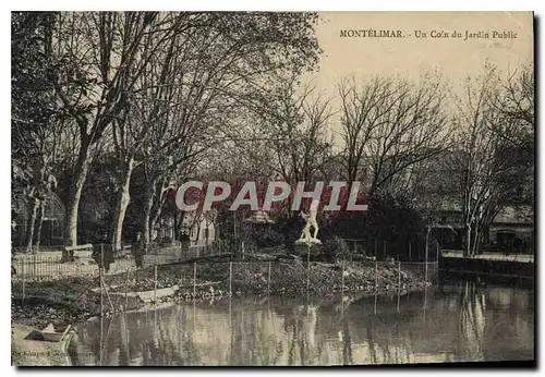 Cartes postales Montelimar Un Coin du Jardin Public