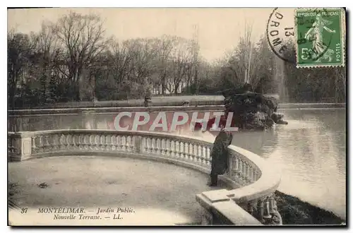 Ansichtskarte AK Montelimar Jardin Public Nouvelle Terrasse