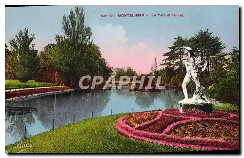 Cartes postales Montelimar Le parc et le Lac