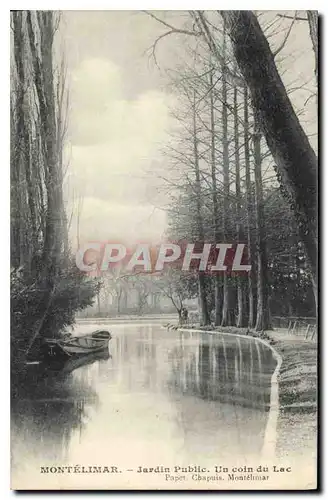 Cartes postales Montelimar Jardin Oublic Un Coin du Lac