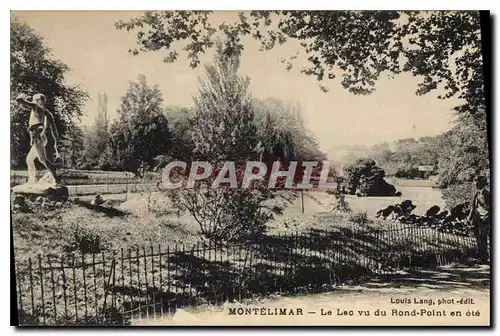 Cartes postales Montelimar Le Lac vu du Rond Point en ete
