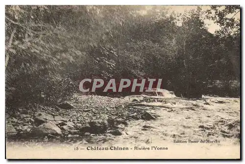 Cartes postales Chateau Chichon Rievere l'Yonne