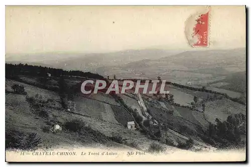 Cartes postales Chateau Chichon Le Tacot d'Autun
