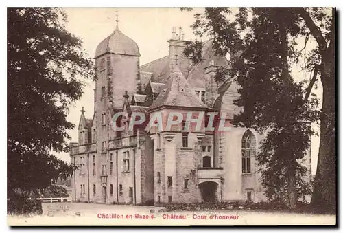 Cartes postales Chatillon en Bazois Chateau Cour d'honneur